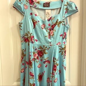 Vintage style Full Skirt Dress - Size 12